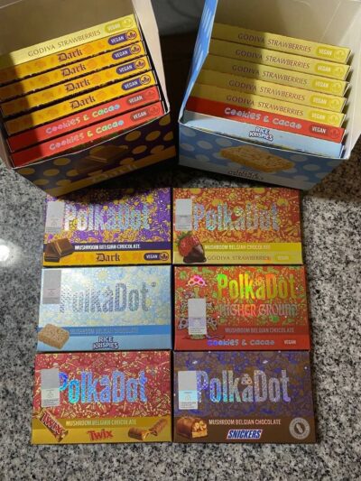 Buy Mushroom Belgian Chocolate (Polkadot)