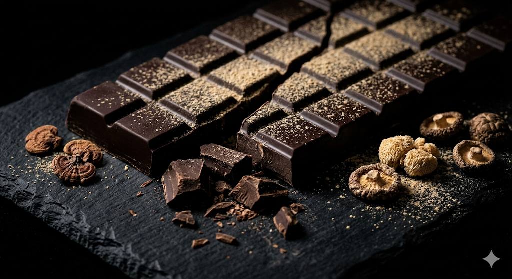 Luxury functional mushroom chocolate extraction⁠
